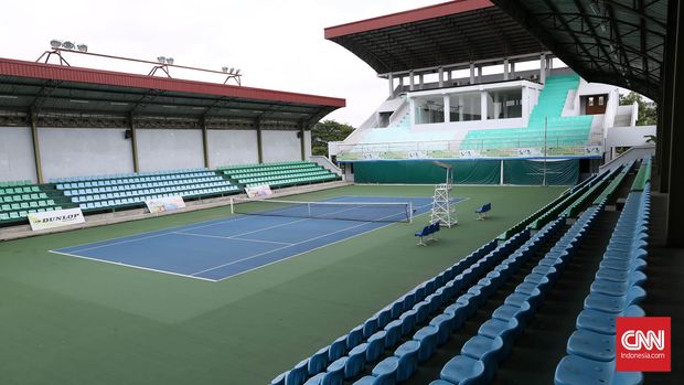 Tenis menjadi salah satu cabang olahraga yang digelar di Palembang.