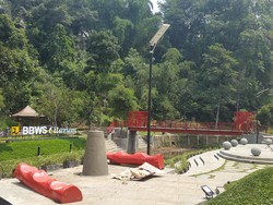 Mengintip Teras Cikapundung sebelum Diresmikan pada Malam Tahun Baru