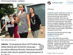 Melaney Ricardo Tak Habis Pikir Namanya Bisa Dicatut Lagi oleh Paedofil