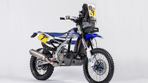 Tampilan Motor Trail Yamaha WR450F untuk Reli Dakar