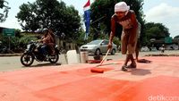 Pedestrian Jalan di Bekasi Dipernyaman