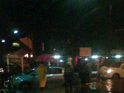 Semalam Lokasi Korban Tewas Kesetrum di Mangga Dua Banjir Sebetis