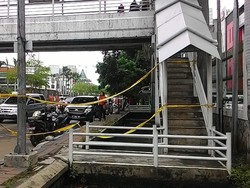 Penampakan Jembatan Busway Tempat 2 Karyawan TransJ Tewas Tersengat Listrik