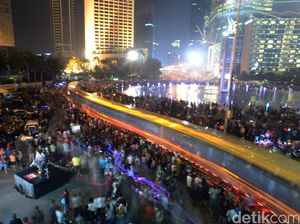 Sudirman-Thamrin Diberlakukan Car Free Night pada Malam Tahun Baru
