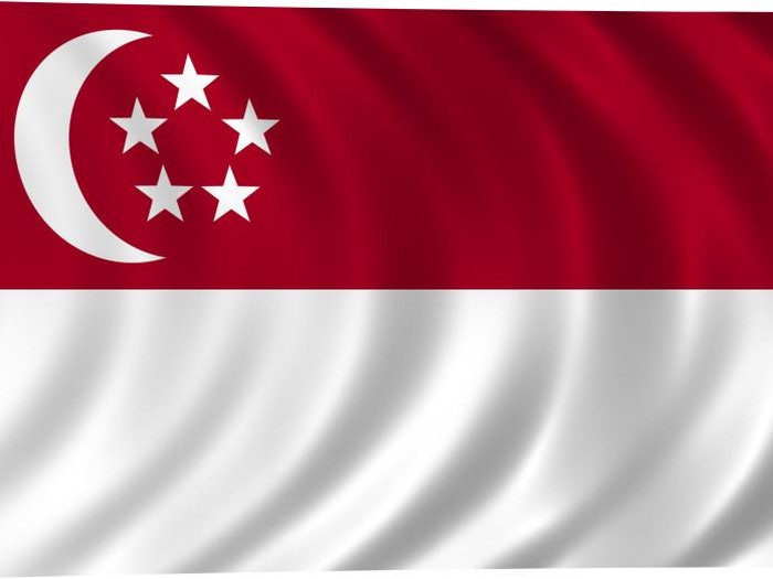 bendera Singapura