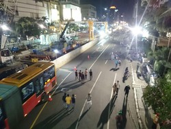 Malam Tahun Baru, Dishub DKI Berlakukan Car Free Night di Sudirman-Thamrin