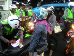 Akan Rayakan Tahun Baru di Puncak, 100-an Pemotor Ditilang di Ciawi