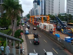 Jelang Malam Tahun Baru, Begini Suasana Lalu Lintas di Ruas Jalan di Jakarta