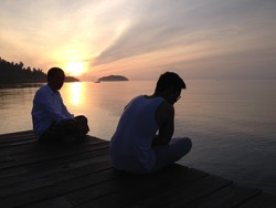 Usai Nikmati Sunrise, Jokowi dan Keluarga ke Teluk Pianemo Raja Ampat