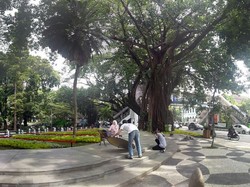 Sejuknya Taman Anak Sungai Cikapayang yang Kini Jadi Magnet Baru di Bandung