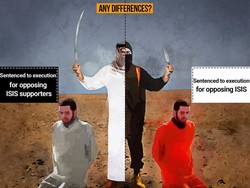 Pemimpin Tertinggi Iran Rilis Kartun Samakan Arab Saudi dengan ISIS