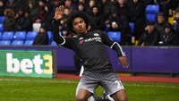 Willian saat merayakan gol yang dia ciptakan di menit ke-60. Dylan Martinez/Reuters/detikcom.