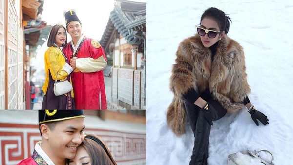 Chelsea dan Glenn Bak Ratu dan Raja di Korea, Pose Syahrini di Salju