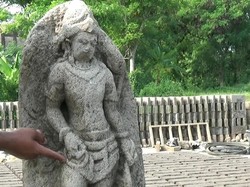 Warga Boyolali Temukan Patung Kuno di Areal Persawahan