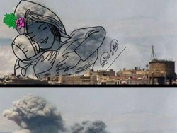 Akibat Perang, Seniman Yaman Ubah Gambar Bom Jadi Karya Unik