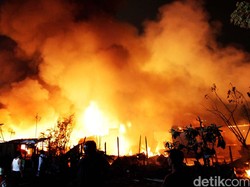 Sejumlah Rumah di Permukiman Tanah Abang Jakpus Kebakaran