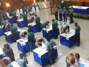 TNI AL Teken 154 Kontrak Pengadaan Barang dan Jasa Senilai Rp 1,1 T