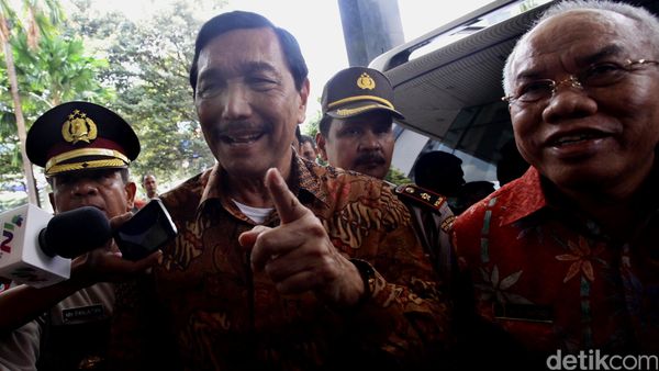 Menko Polhukam Luhut Temui Pimpinan KPK