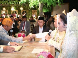 Din Syamsuddin Mantu, Ketua MPR Jadi Saksi Nikah