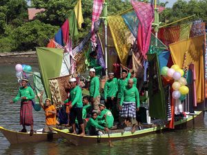 Uniknya Peringatan Maulid Nabi Maudu Lompoa di Cikoang Sulsel