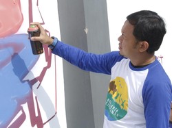 Mau Kritik Bima Arya? Corat-coret Saja di Taman Grafiti