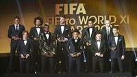 Pemain-pemain La Liga mendominasi susunan pemain FIFA FIFPro Team of The Year 2015. Hanya tiga pemain yang tidak bermain di La Liga. REUTERS/Ruben Sprich.