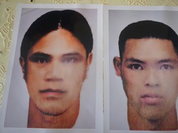 Kenali Sketsa Wajah ini, Keduanya Perampok Penembak Mati Karyawan Katering