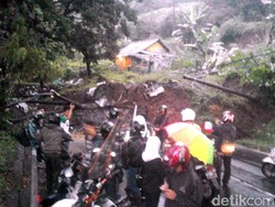 Tak Ada Korban, Begini Situasi Longsor di Cianjur
