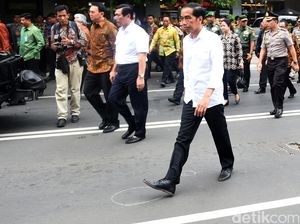 Keliling Jakarta, Jokowi: Semua Kembali Normal