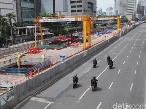 Jalan Thamrin Masih Ditutup, Bus TransJ Koridor I Perpendek Rute
