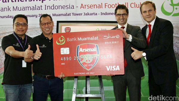 Bank Muamalat Gandeng Arsenal