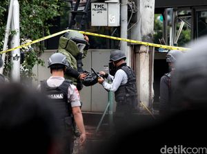 Aksi Polisi di Balik Penumpasan Teroris di Thamrin