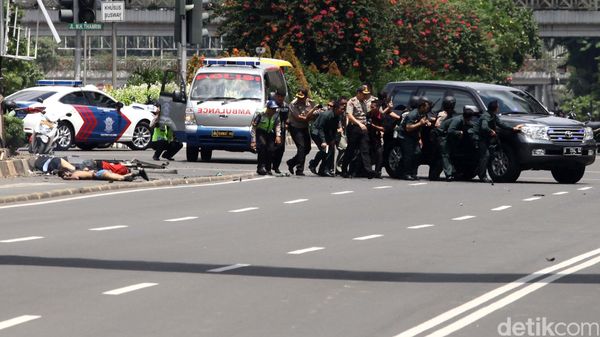 Ledakan Terjadi di Pospol Sarinah Thamrin