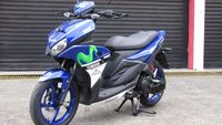 Ini Lekuk Tubuh Skutik Sporty Yamaha Aerox