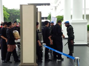 Ketatnya Pengamanan di Istana Pasca Peristiwa Teror Thamrin