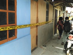 11 Rumah Petak di Jl Slamet Riyadi yang Digerebek Polisi Diberi Garis Polisi