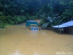 Waduk  PLTA Dibuka, Sejumlah Kecamatan di Kabupaten  Kampar Banjir