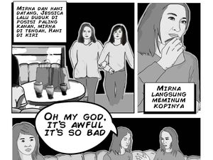 Reka Ulang Tragedi Mirna Tewas Karena Sianida