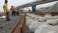 Proyek Rel KA Tanjung Priok Terus Dikebut