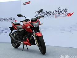 Tanpa BMW, TVS Kembangkan Sendiri Apache 200 RTR 4V