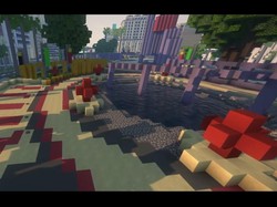 Unik! Ketika GTA V Diciptakan Ulang ala Minecraft