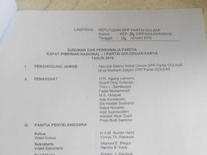 Dijadikan Panitia Rapimnas Kubu Ical, Agung dkk: Itu Pencatutan!