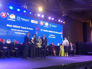 Garuda & Saung Mang Udjo Sabet Penghargaan ASEANTA 2016