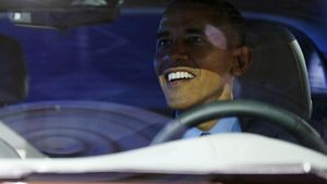 Obama Cari Mobil di Detroit Motor Show