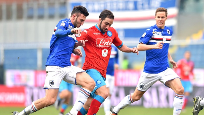Napoli Kandaskan Sampdoria 4-2