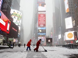 Badai Snowzilla Reda, Aktivitas Kota New York Kembali Dibuka