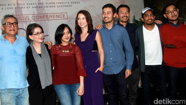 Suasana Press Screening Film Surat dari Praha