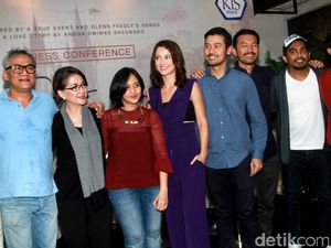Suasana Press Screening Film Surat dari Praha
