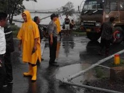 Angin Puting Beliung Terjang Kantor BMKG Juanda, Sidoarjo