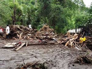 Banjir Bandang Sapu Dua Desa di Buleleng Bali, 21 Rumah Rata dengan Tanah